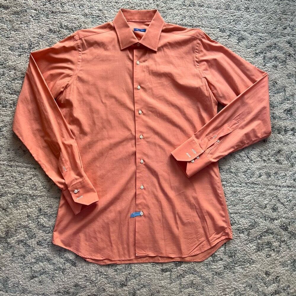 Men’s Orange Royal Classic Button Down